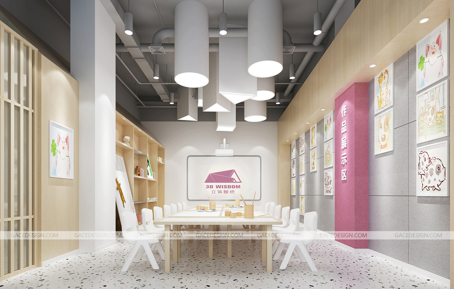 兒童美術培訓機構設計裝修注意問題 兒童美術培訓機構設計裝修注意問題